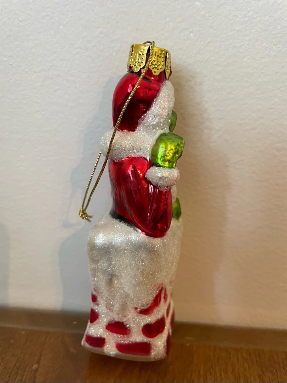 RARE KURT ADLER Glass Ornament The GRINCH Who Stole Christmas Chimney DR SUESS